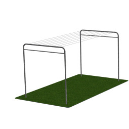 Kuivausteline 188 Varax, harmaa