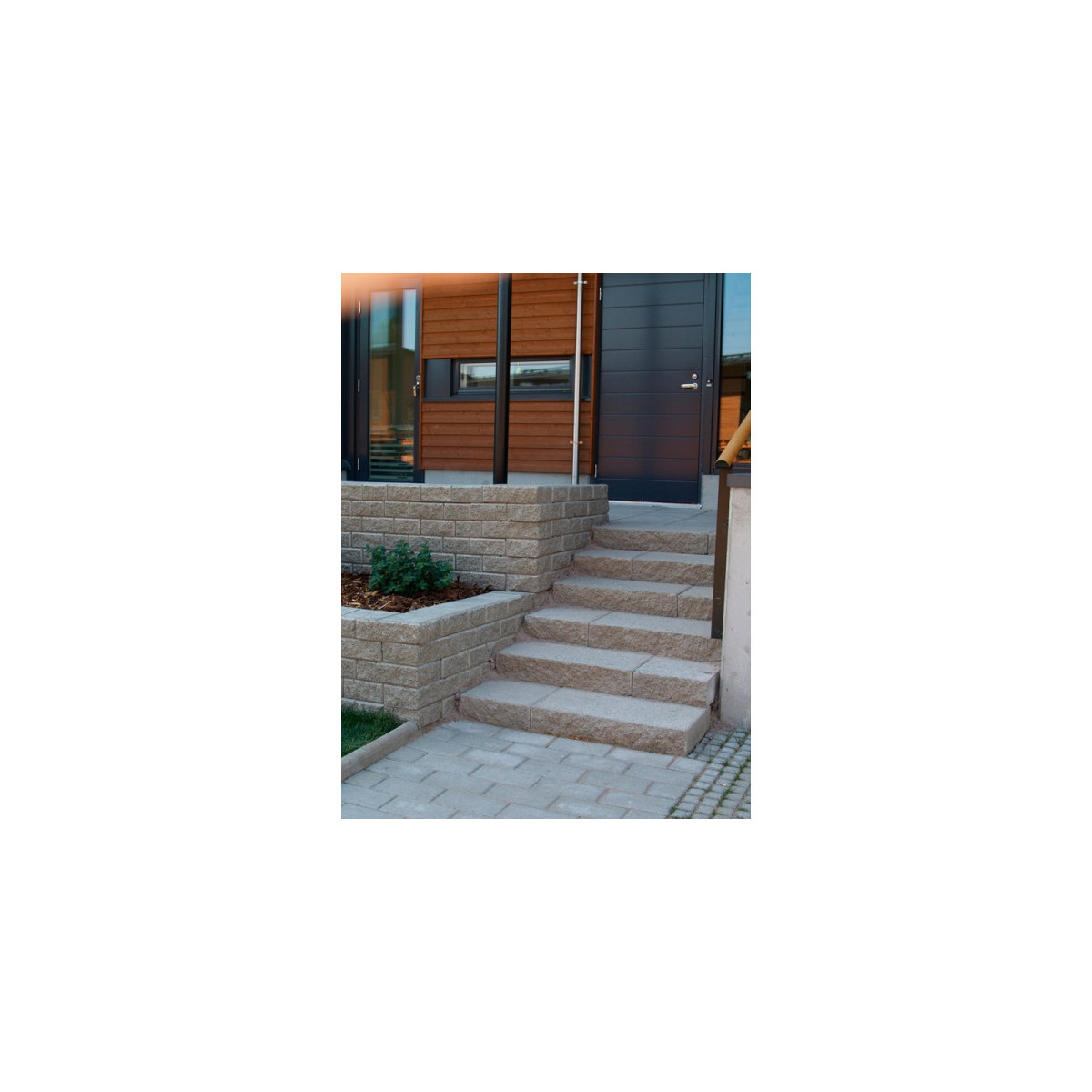 Porraskivi Lohkoaskel 450x400x130 mm, 1 kpl