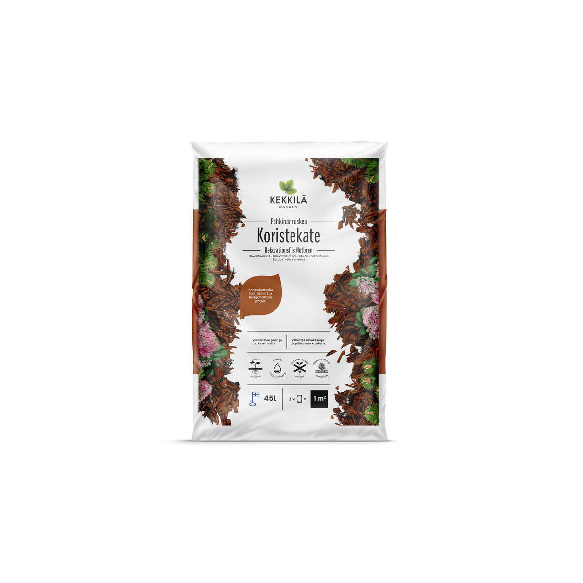 Kekkilä Koristekate Pähkinänruskea, 45 l