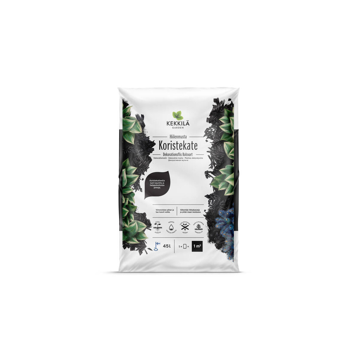 Kekkilä Koristekate Hiilenmusta, 45 l
