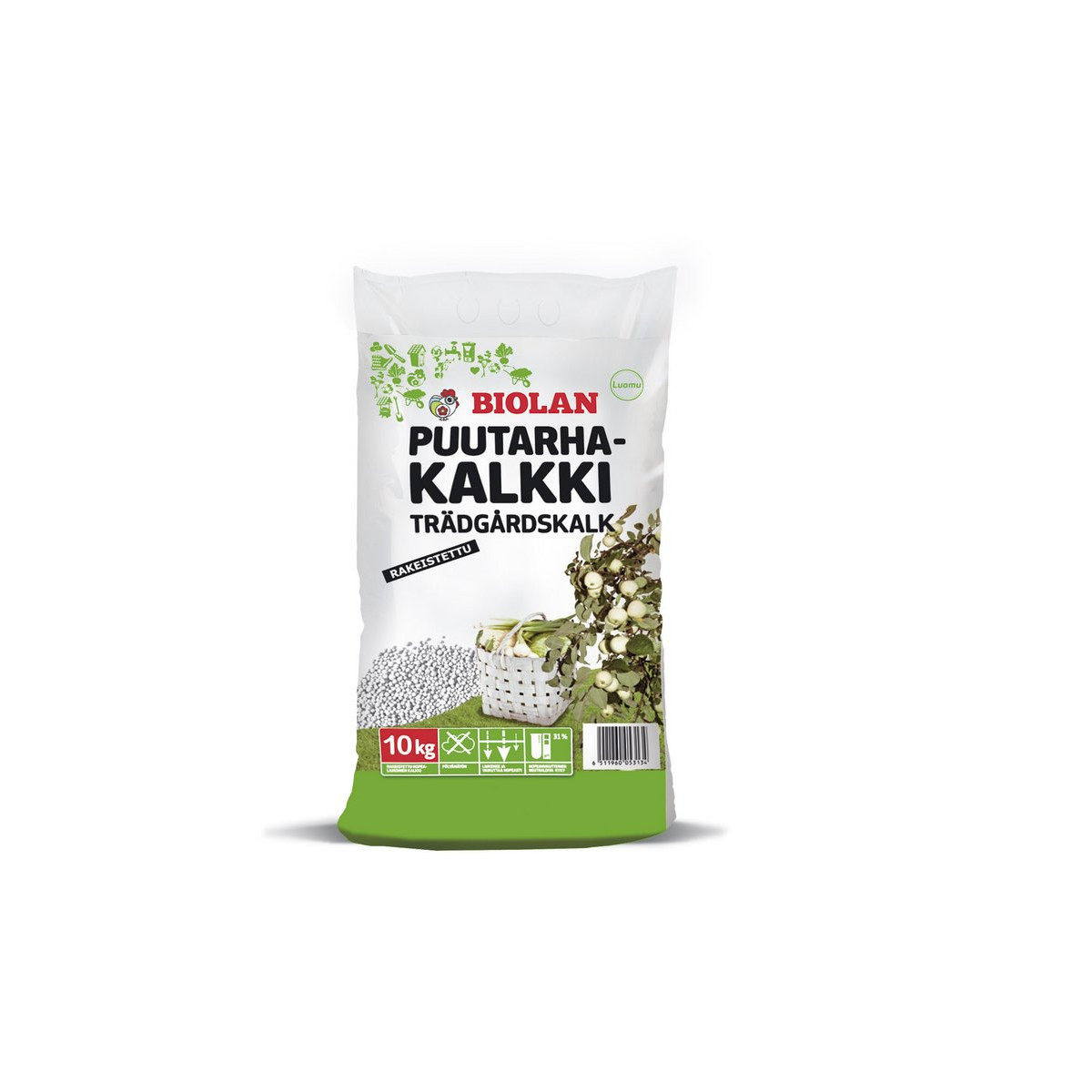 Biolan Puutarhakalkki 10 kg