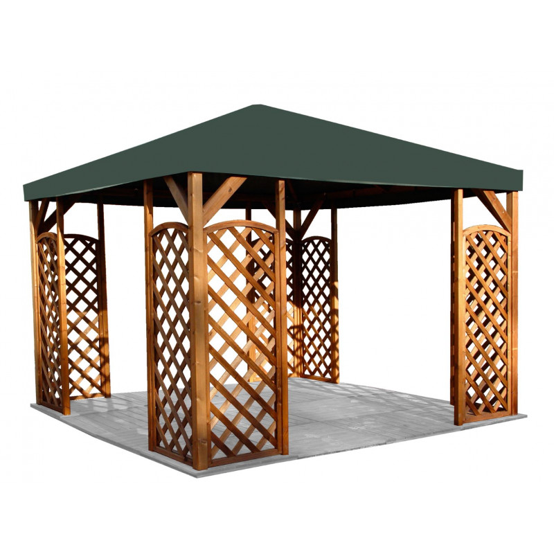 Tammiston Puu paviljonki Lux 300x300cm + peite