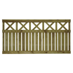 Aitaelementti Tammiston Puu Tuhti 1800x900 mm hienosahattu pystylauta + koristeristikko