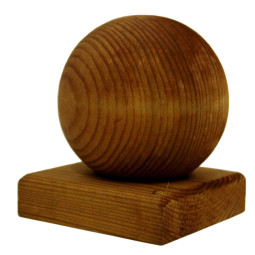 Tolpanhattu Tammiston Puu Pallo 70x70x80 mm