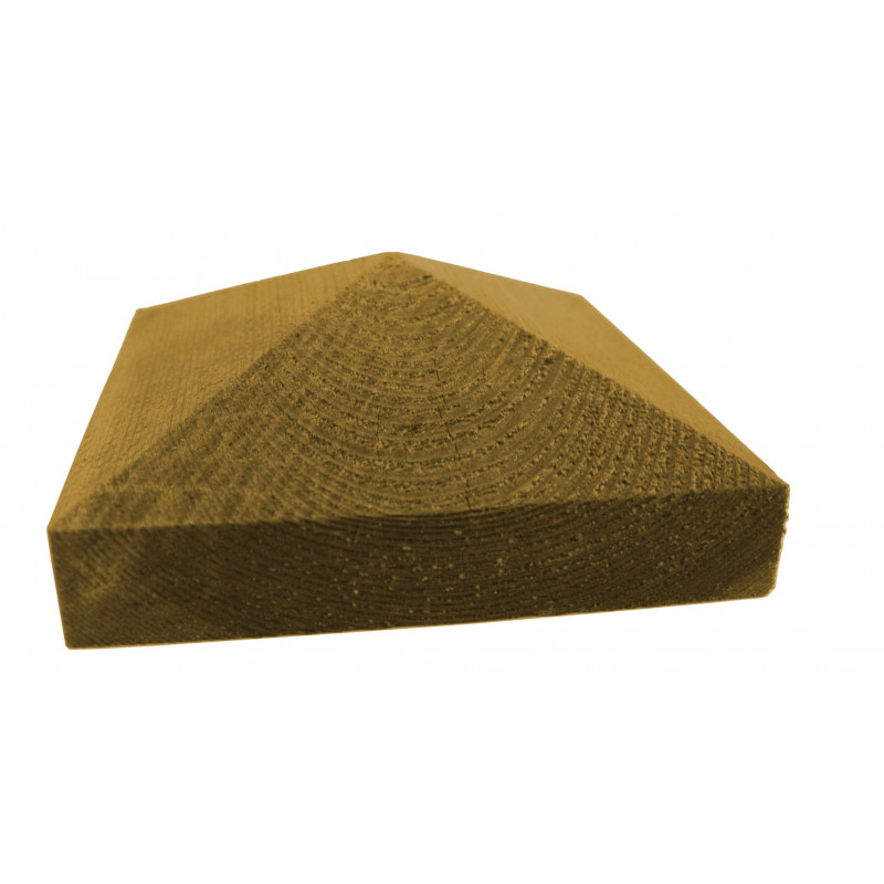 Tolpanhattu Tammiston Puu Pyramidi 107x107x50 mm 90 mm tolpalle