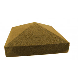 Tolpanhattu Tammiston Puu Pyramidi 123x123x50 mm 100 mm tolpalle