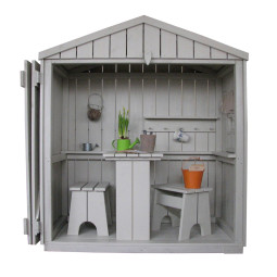 Tammiston Puu leikkimökki Harmonia 600x1200x1400 mm puuvalmis