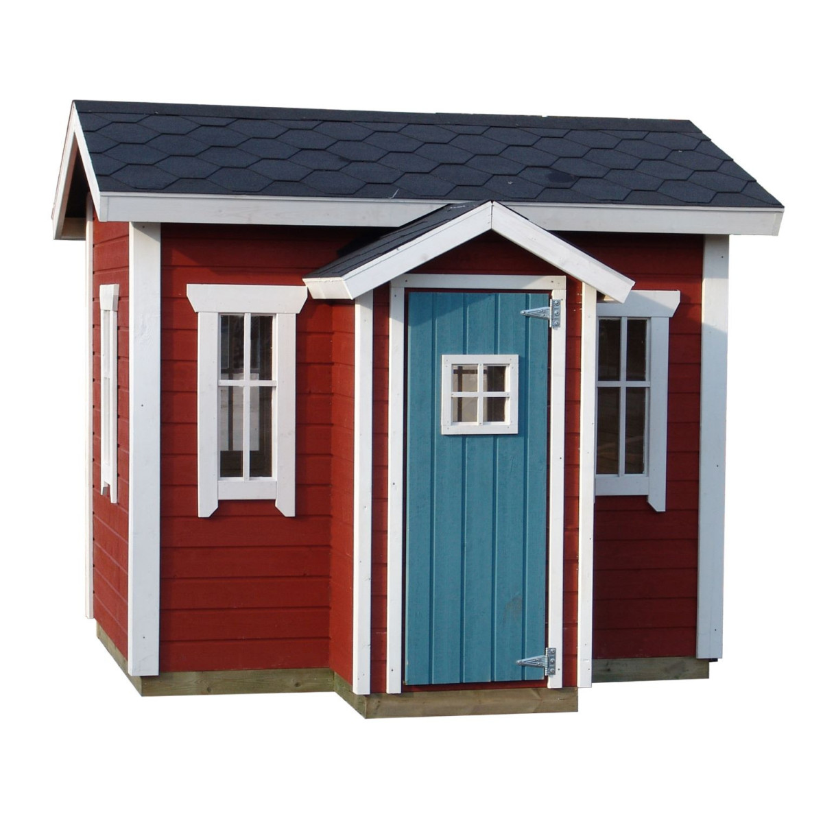 Tammiston Puu leikkimökki Manta 2200x1500x1900 mm elementtirakenteinen puuvalmis