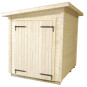 Tammiston Puu varasto 180x180 cm puuvalmis
