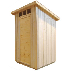 Tammiston Puu käymälärakennus Espoo 117x123 cm puuvalmis