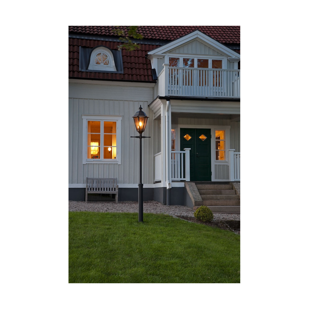 Pylväsvalaisin Pallas 550-750, 260 cm, musta