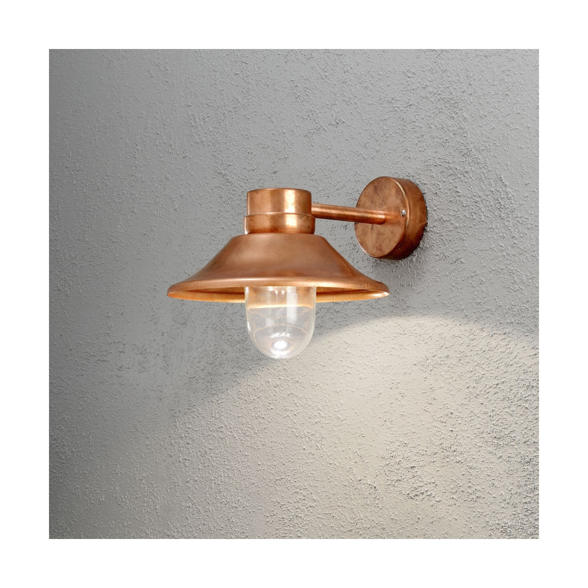 Ulkoseinävalaisin Vega LED 412-900, kupari