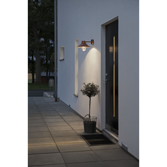 Ulkoseinävalaisin Vega LED 412-900, kupari