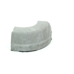 R 250 kulma, kupera 90°, 160 mm