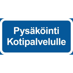 Pysäköinti Kotipalvelulle...