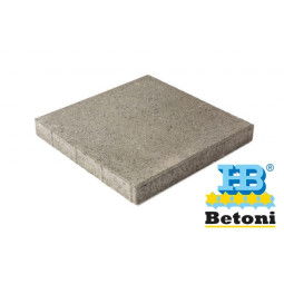 Pintaprofiloitu betonilaatta 398x398x50 mm