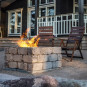 Firepit tulisija tulitiilillä Firepit tulisija tulitiilillä