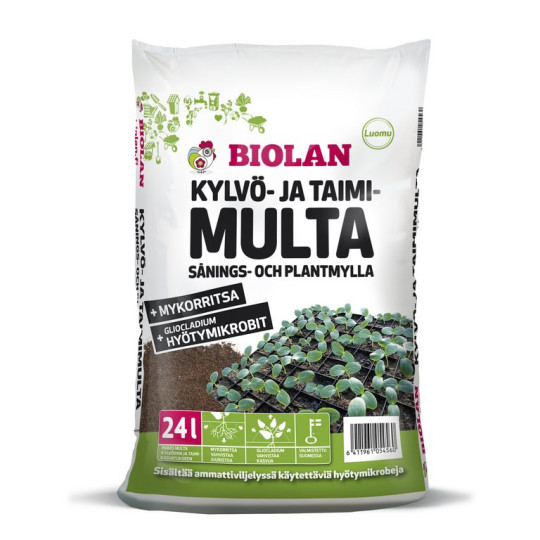 Biolan Kylvö- ja taimimulta 24 l