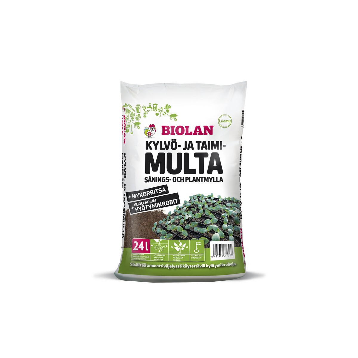 Biolan Kylvö- ja taimimulta 24 l