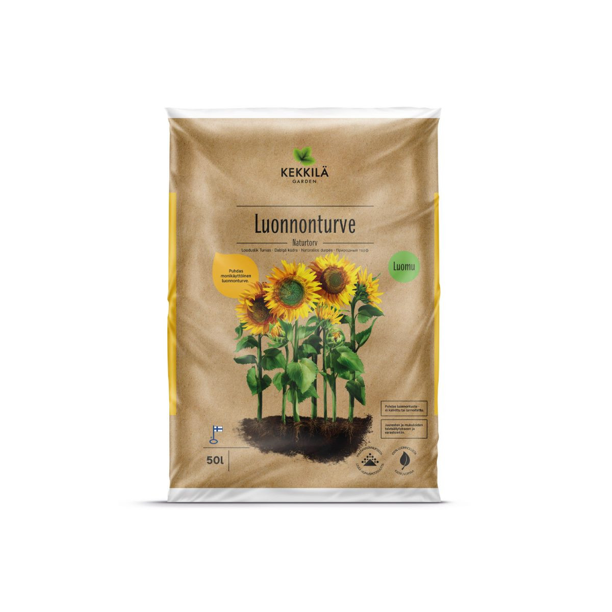 Kekkilä Luonnonturve, 50 l, Luomu