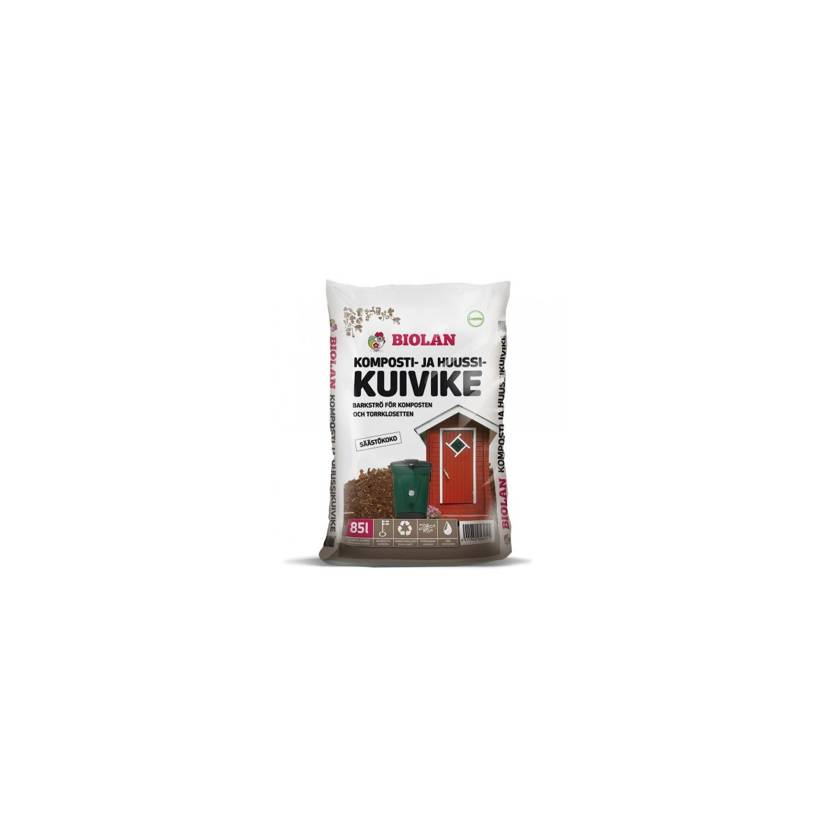 Biolan Komposti- ja huussikuivike, 85l