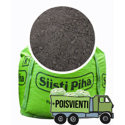 Kekkilä perennamulta + ylijäämämaan poisvienti 1 m3