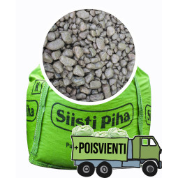 Singeli 16-32 mm + ylijäämämaan poisvienti 1 m3