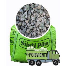 Sepeli 16-32 mm + ylijäämämaan poisvienti 1 m3