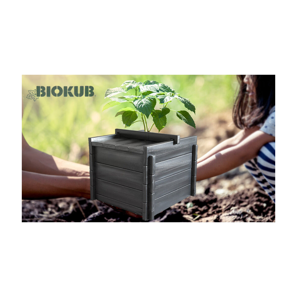 Biokub 420 l kompostori