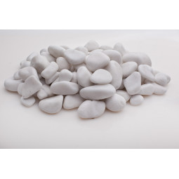 Sileä koristekivi White Angel 20-40 mm, suursäkki