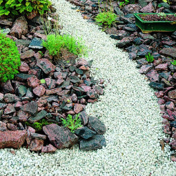 Koristekivi, valkoinen Edelsplitt 1000 kg