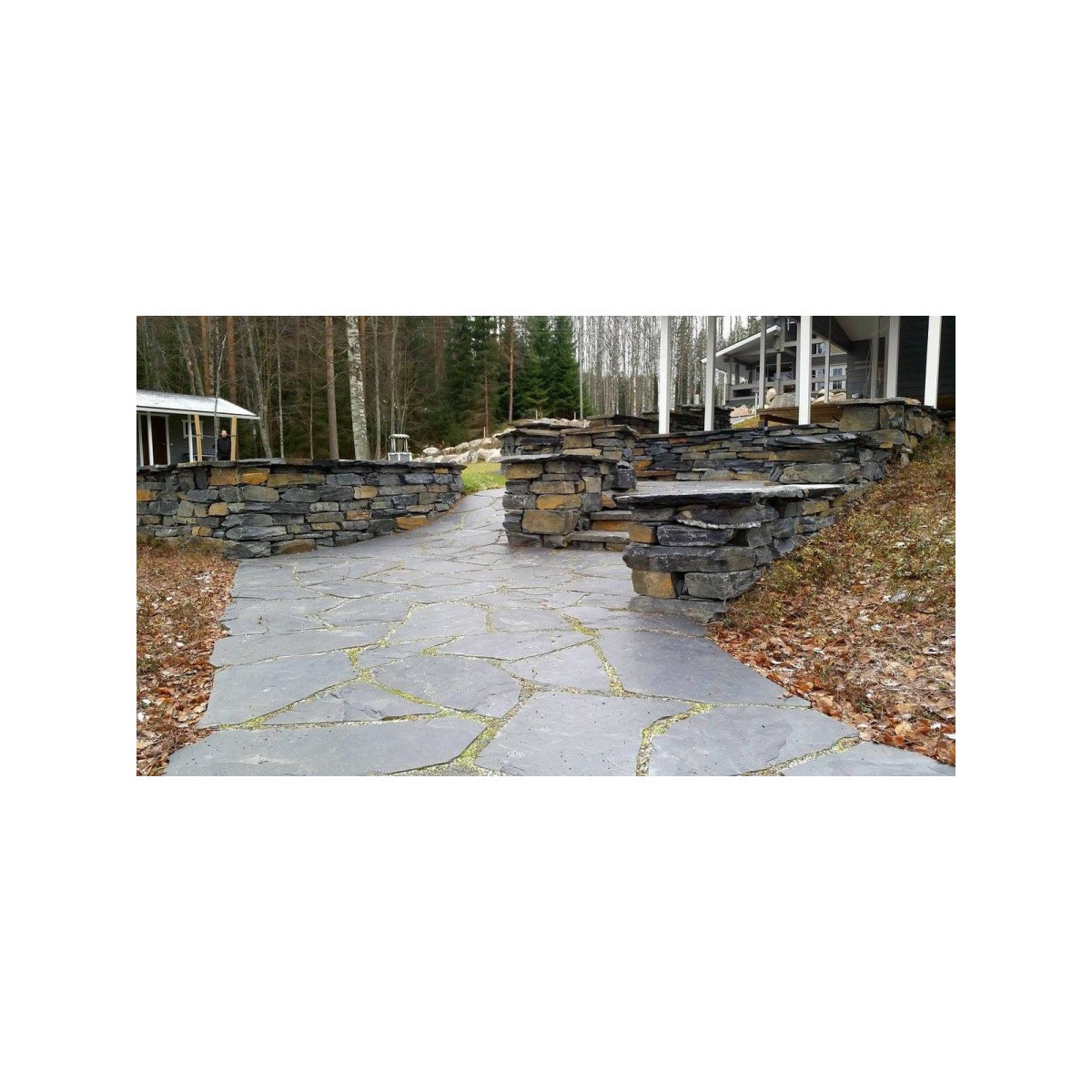 Oriveden musta liuskekivi XL 10 m²