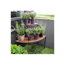 Nurkkahyllykkö, 2 tasoa, matala