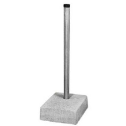 Pylväs Ø 60 mm betonipainolla, vapaasti seisova