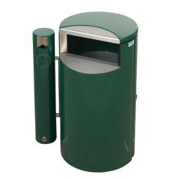 Helsinki Siti roskakori 30 l, putkituhkakupilla