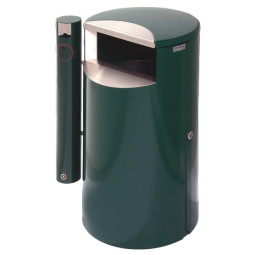 Helsinki Siti roskakori 60 l, putkituhkakupilla